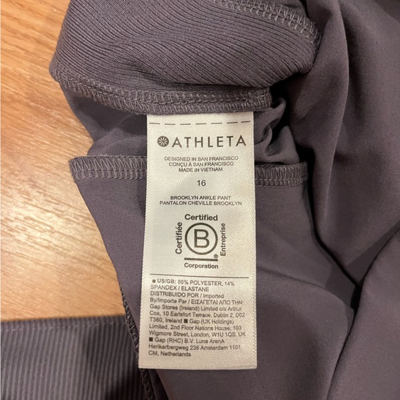 Athleta Brooklyn Ankle Pant Sz: 16 - Picture 6 of 8